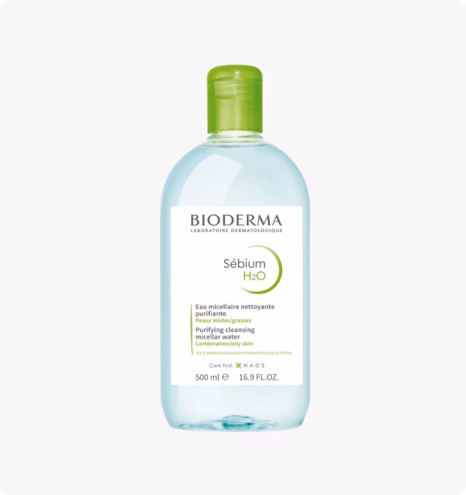 Bioderma Sebium Мицеллярная вода очищающая для жирной и проблемной кожи лица 500 мл