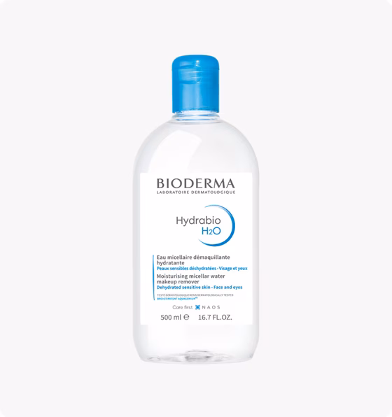 Bioderma Hydrabio H2O Мицеллярная вода очищающая для обезвоженной кожи лица 500 мл