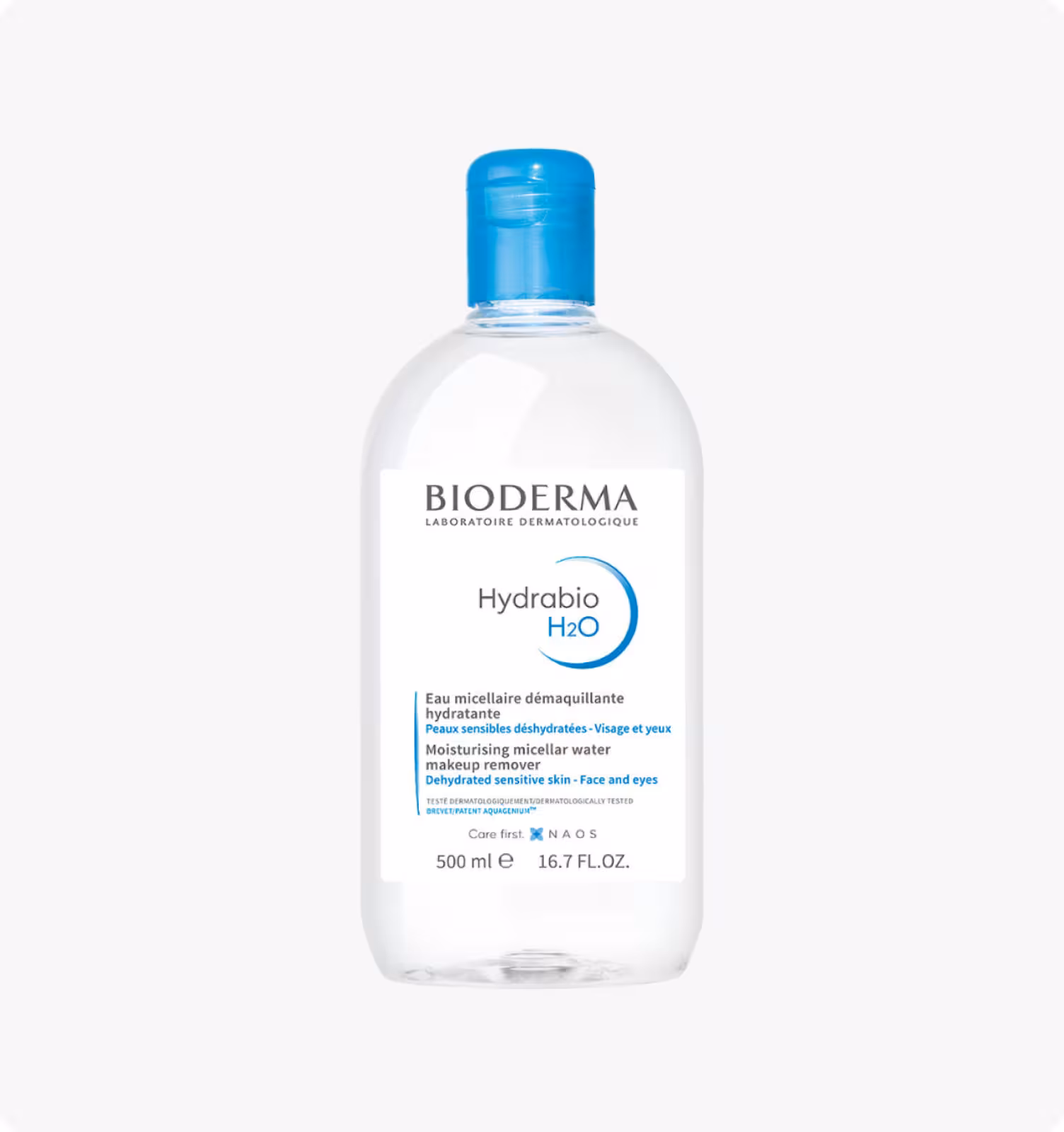 Bioderma Hydrabio H2O Мицеллярная вода очищающая для обезвоженной кожи лица 500 мл