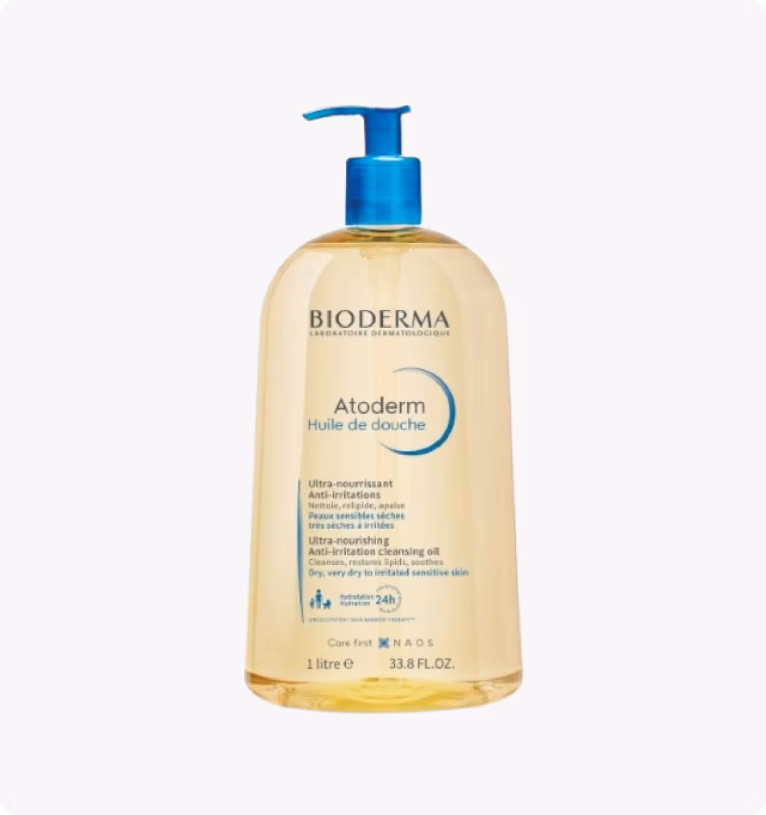 Bioderma Atoderm Ультрапитательное восстанавливающее масло для душа для сухой чувствительной и атопи
