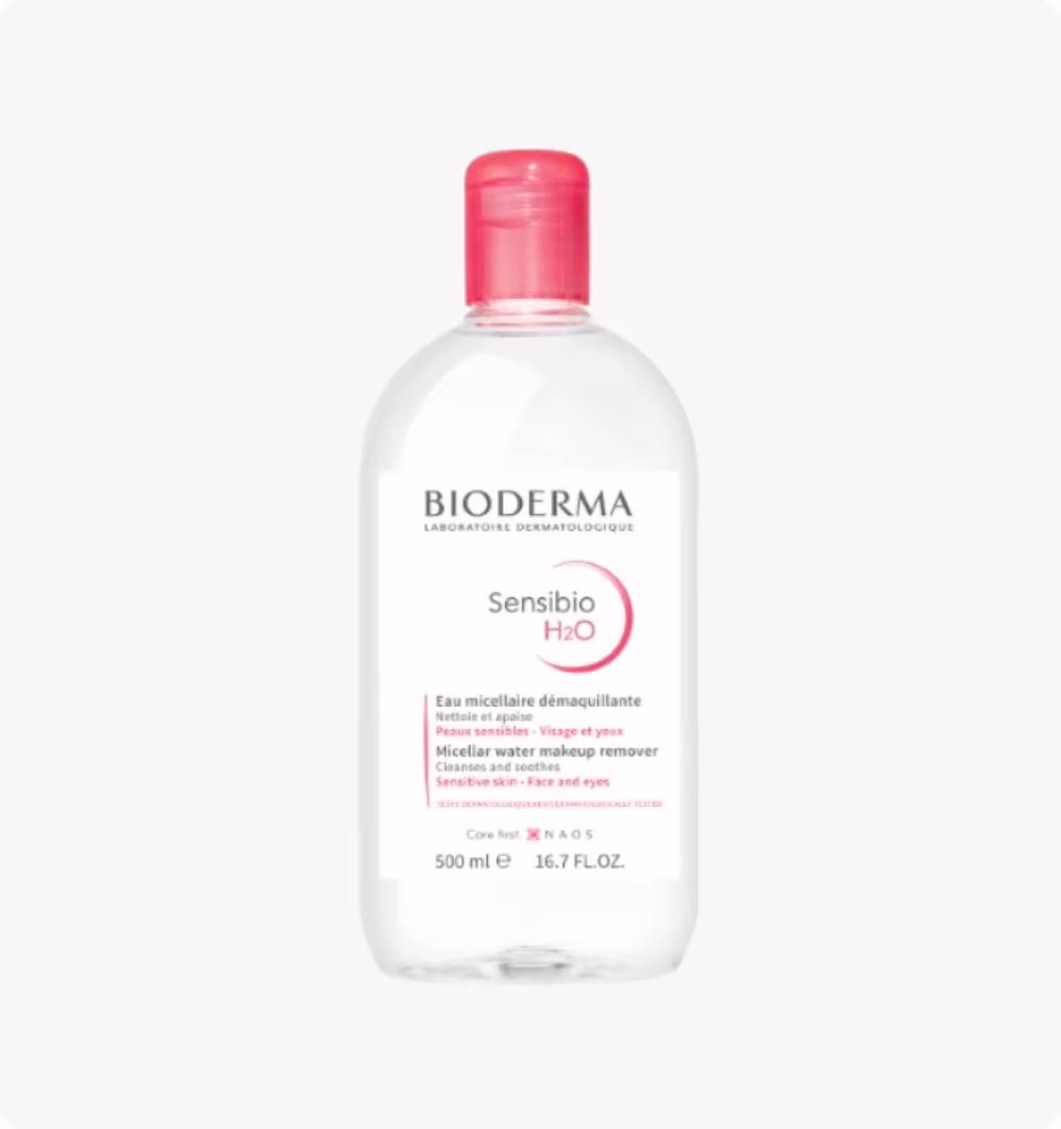 Bioderma Sensibio H2O Мицеллярная вода для очищения чувствительной кожи лица 500 мл