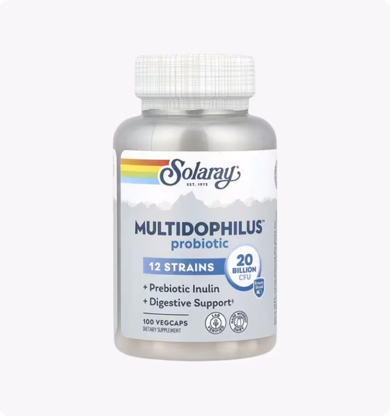 Solaray, Multidophilus™, пробиотик, 100 растительных капсул