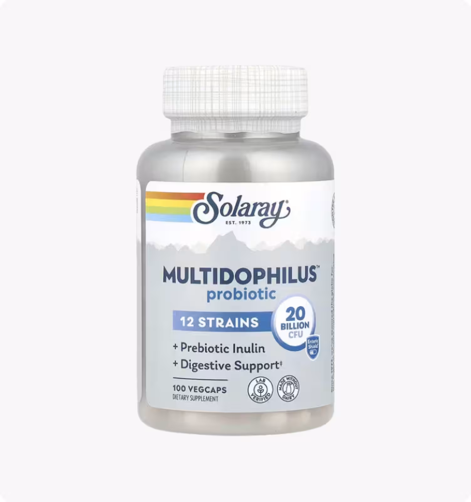 Solaray, Multidophilus™, пробиотик, 100 растительных капсул