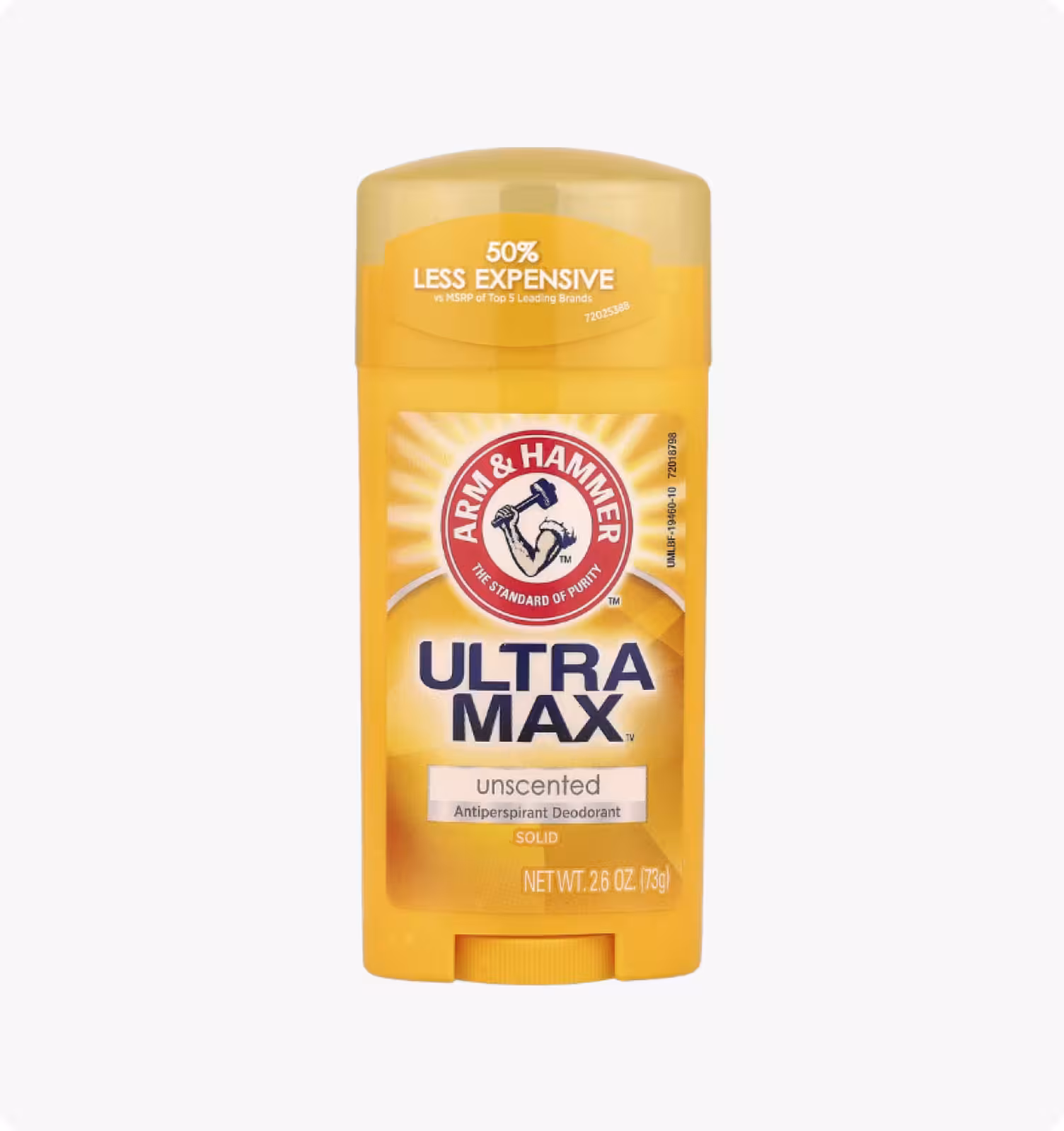Arm & Hammer, UltraMax, твердый антиперспирантный дезодорант, для женщин, без запаха, 2,6 унц. 73 г
