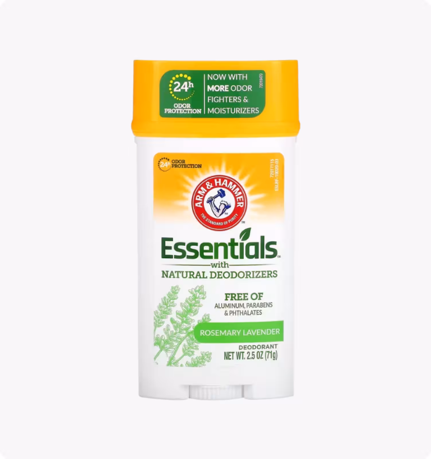 Arm & Hammer, Essentials, Дезодорант, Свежий розмарин и лаванда, 71г
