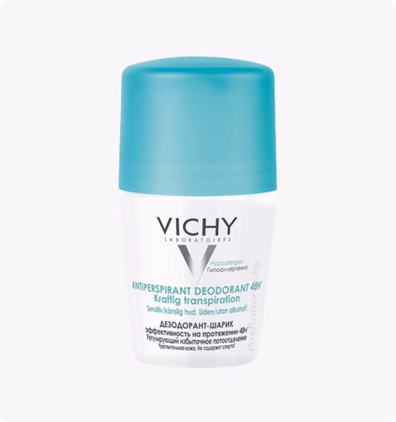 Vichy, Déodorant, Дезодорант против потоотделения, без аромата, НАБОР 2 х 50 мл