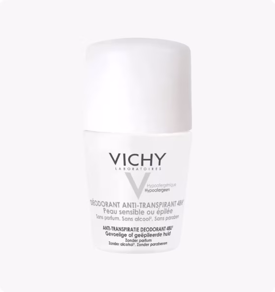 Vichy, Deodorants, Дезодорант шариковый 48 ч для чувствительной кожи, 50 мл 2 шт