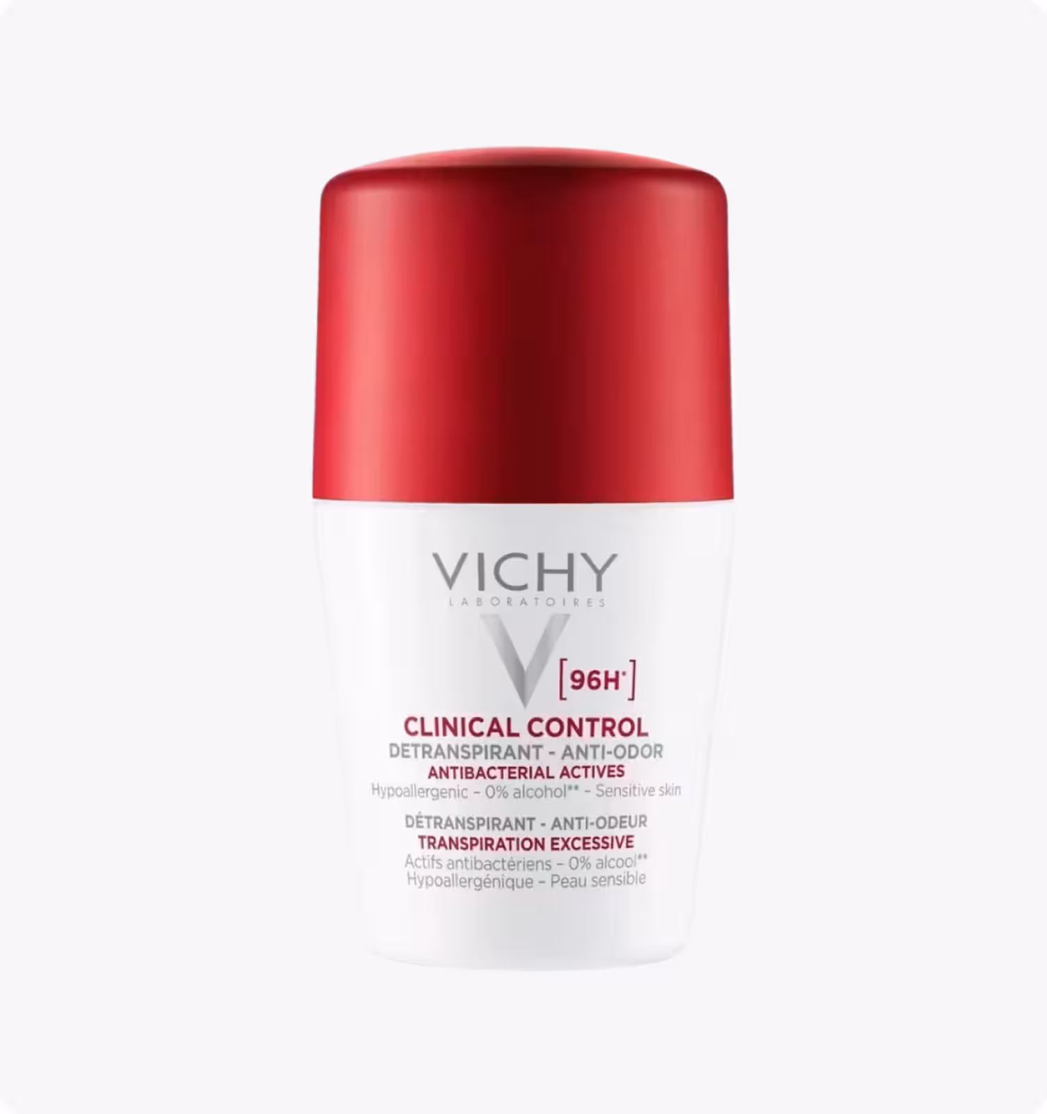Vichy, Clinical Control, Набор Дезодорант-антиперспирант с защитой 96 ч 50 мл, 1шт