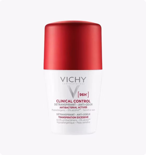 Vichy, Clinical Control, Набор Дезодорант-антиперспирант с защитой 96 ч 50 мл, 1шт