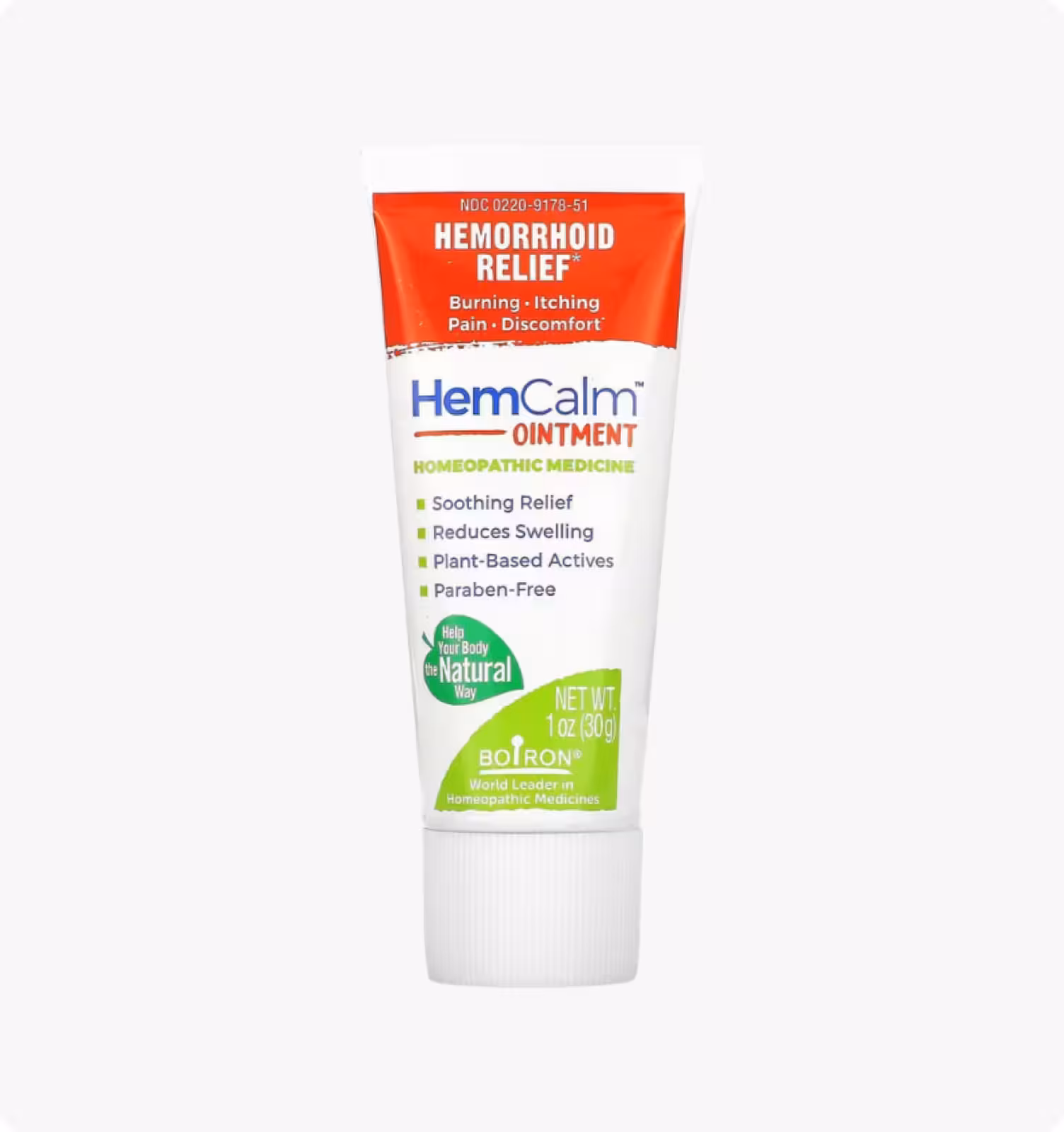 Boiron, HemCalm, мазь для облегчения геморроя, 30 г (1 унция)