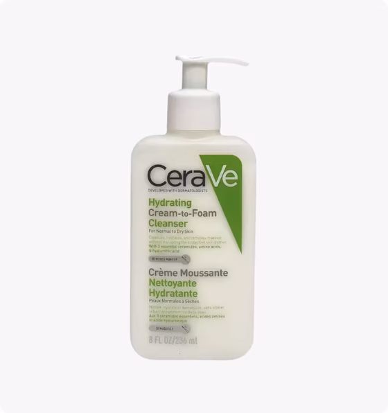 CeraVe, Крем-пенка для умывания увлажняющая, 236 мл