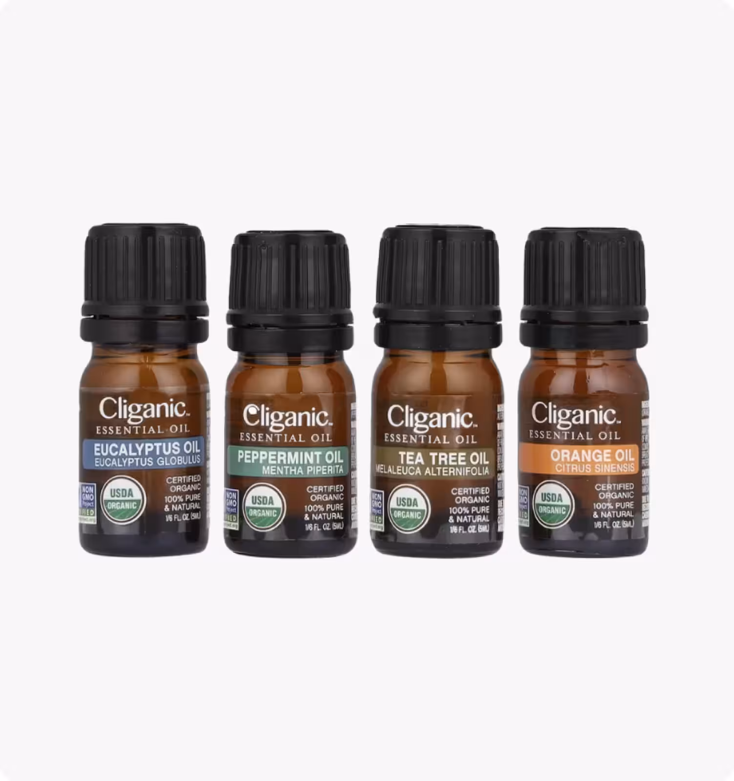 Cliganic, Эфирные масла, набор для ароматерапии, набор из 4 предметов