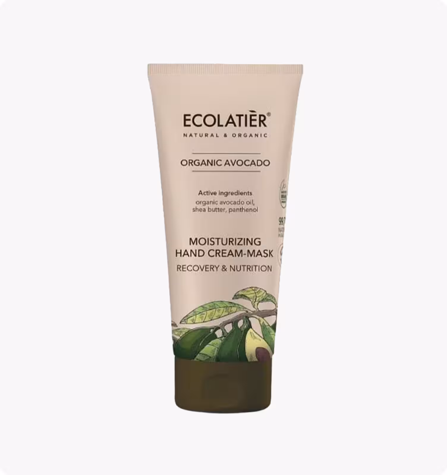 Ecolatier, Organic Avocado, Крем маска для рук “Восстановление и питание”, 100 мл