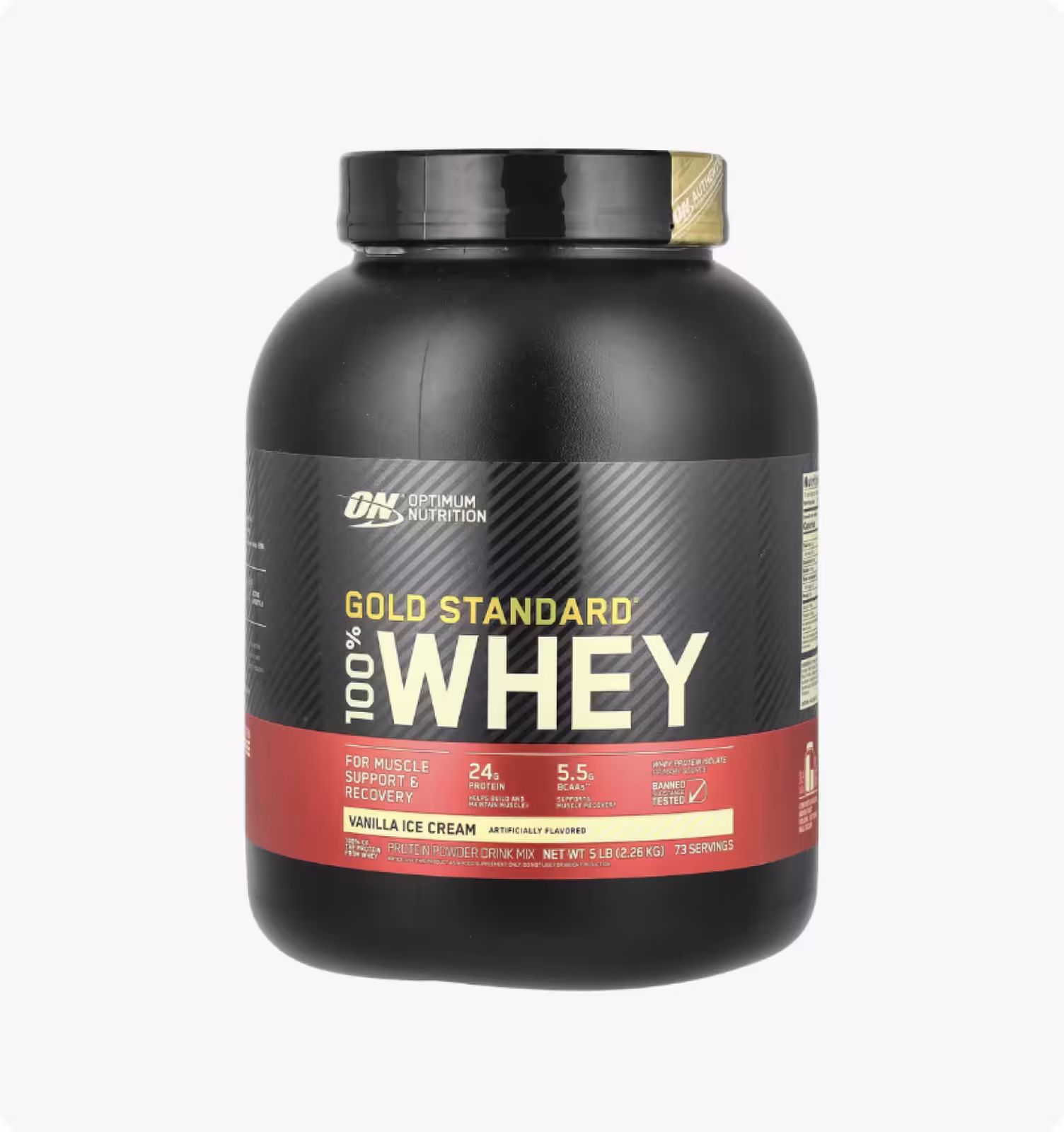 Optimum Nutrition 100% сывороточный протеин Gold Standard, 5 фунтов (2 273 г)