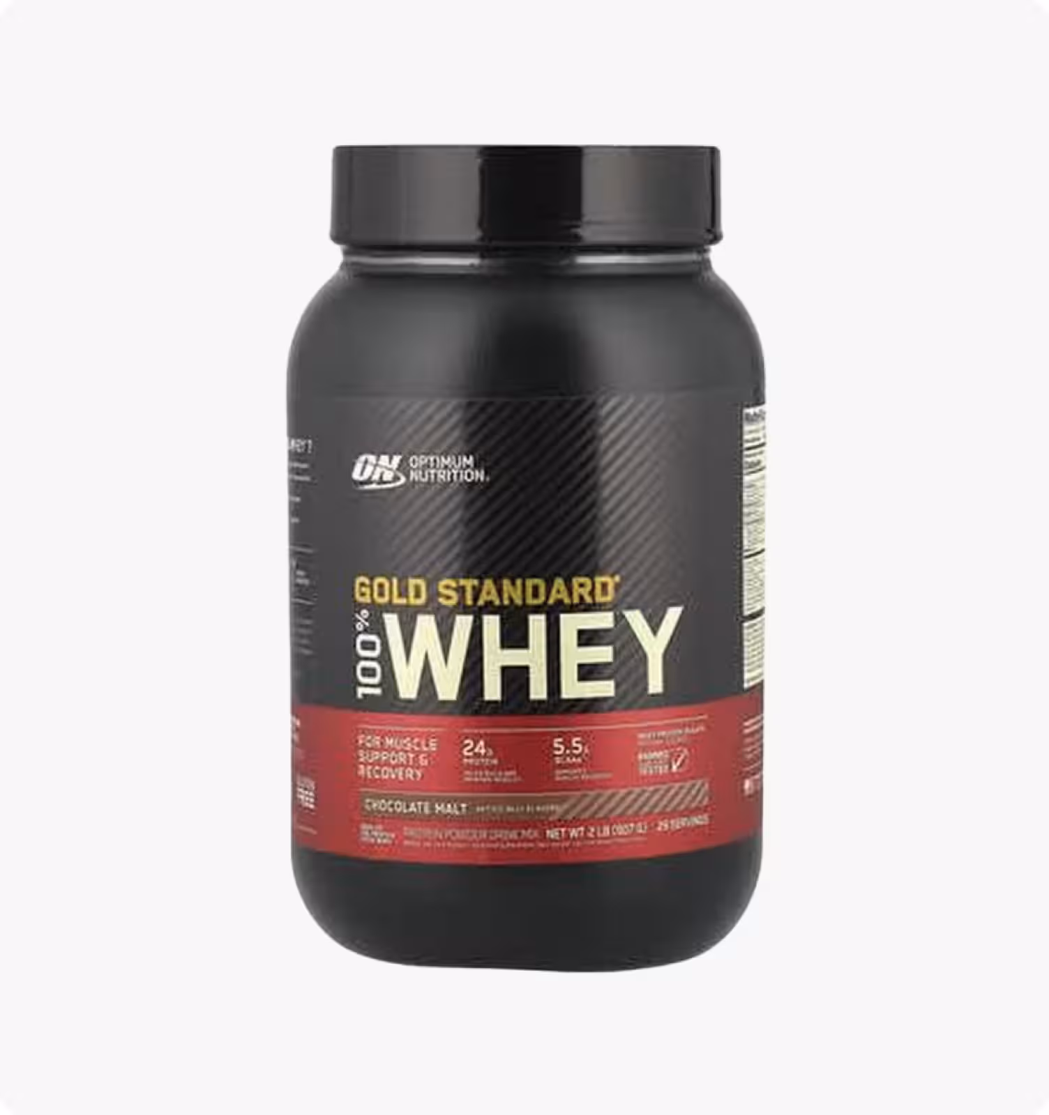 OPTIMUM NUTRITION, 100% сывороточный протеин Gold Standard, вкус «Шоколадный солод», 2 фунта (907 г)