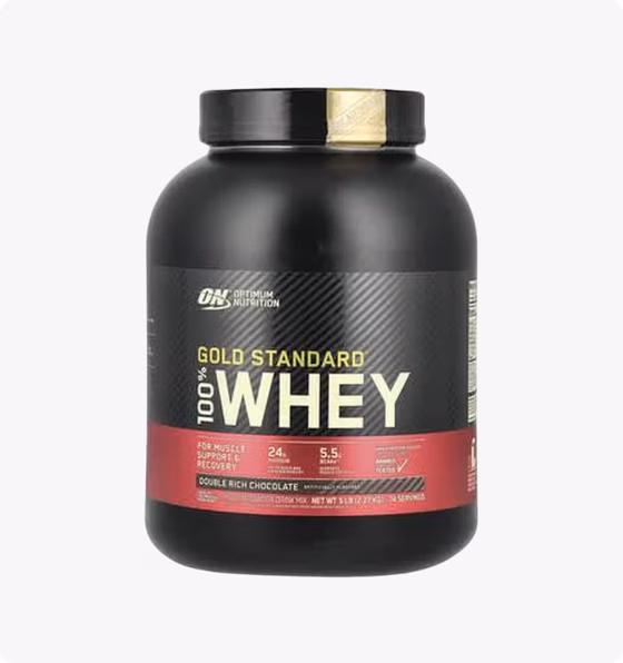 Optimum Nutrition, Gold Standard, 100% сыворотка, двойной шоколад, 2,27 кг (5 фунтов)
