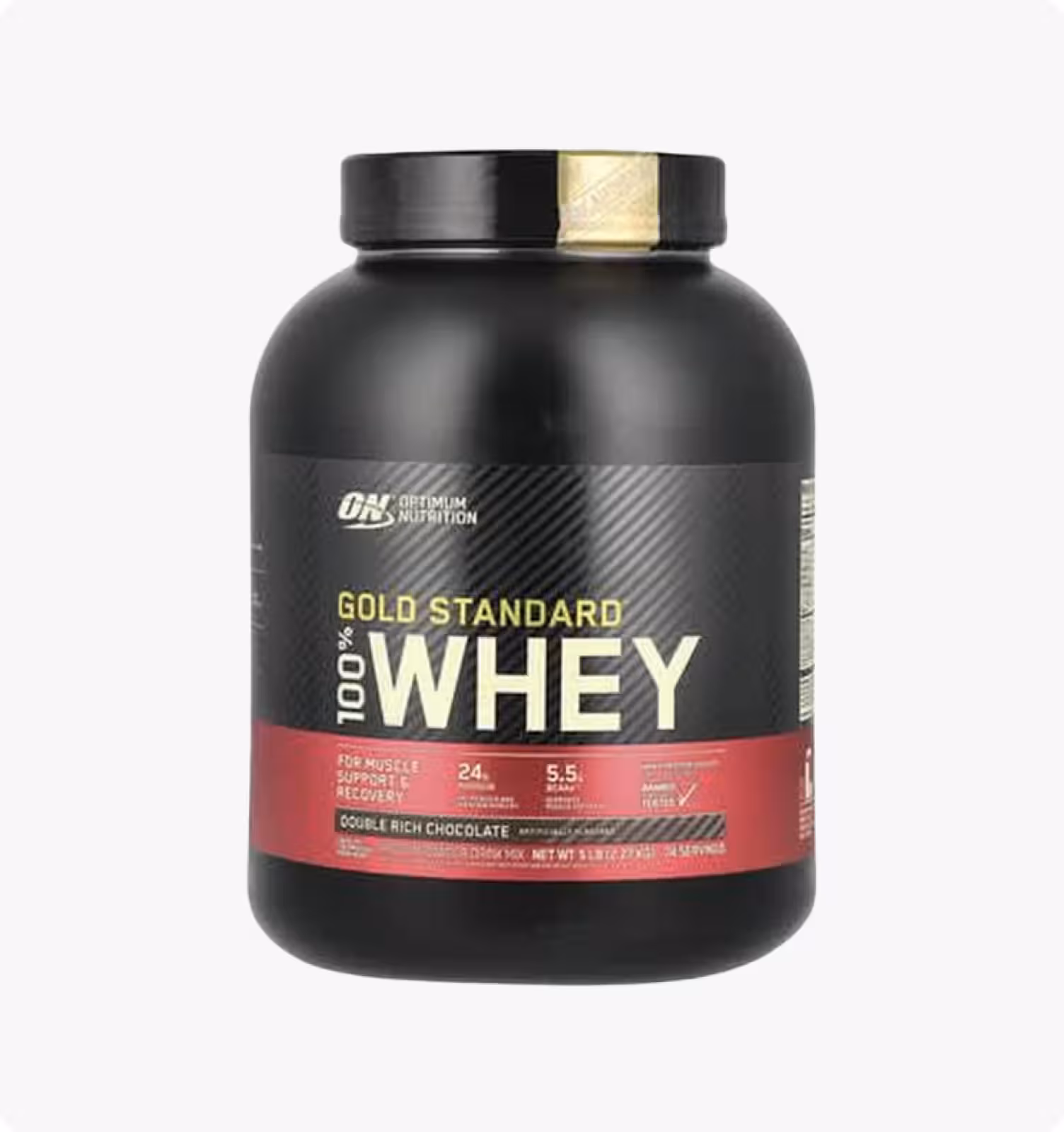 Optimum Nutrition, Gold Standard, 100% сыворотка, двойной шоколад, 2,27 кг (5 фунтов)