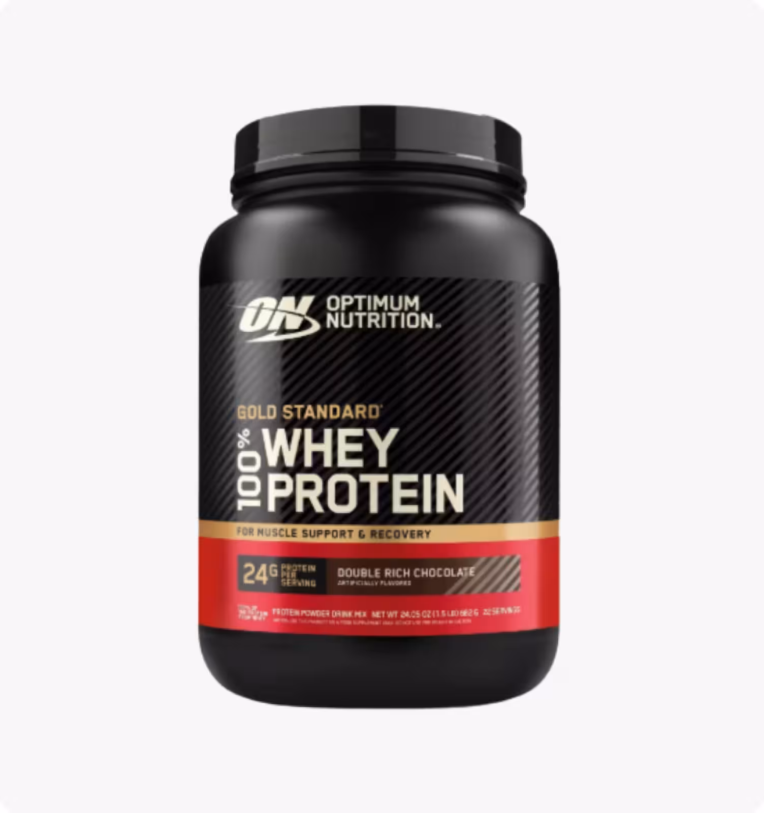 Optimum Nutrition,100% сывороточный протеин - Двойной насыщенный шоколад,682г, 22 порции