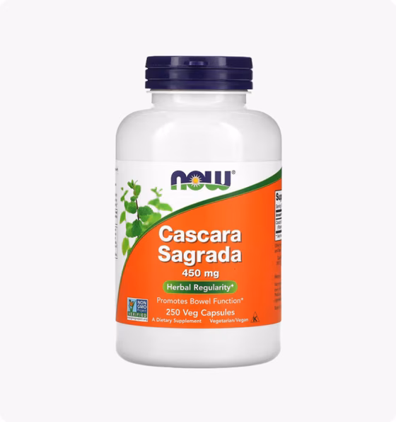 NOW Foods, Cascara Sagrada, 450 мг, 250 растительных капсул