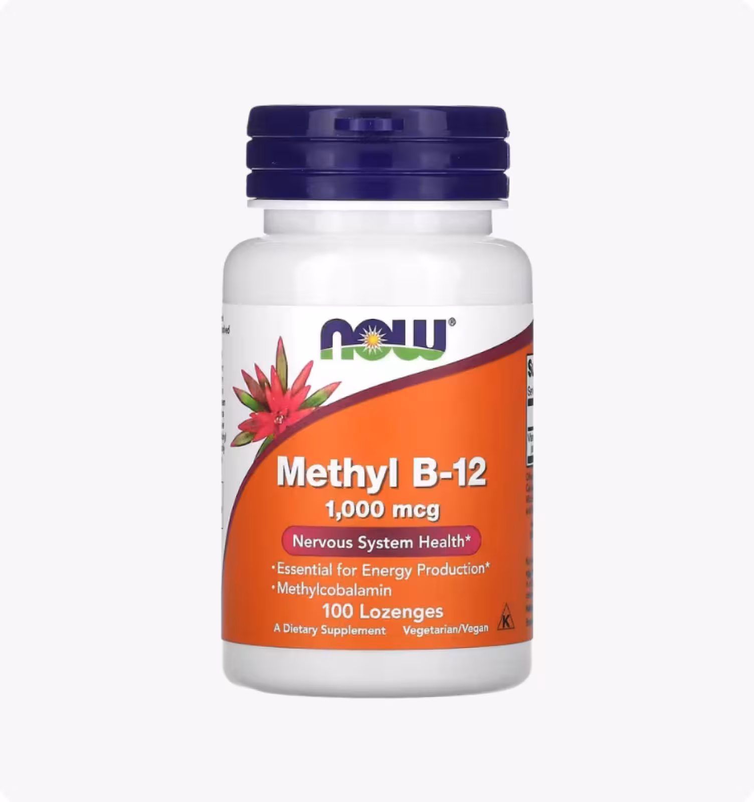 Now Foods, Methyl B-12, метилкобаламин, 1000 мкг, 100 таблеток для рассасывания