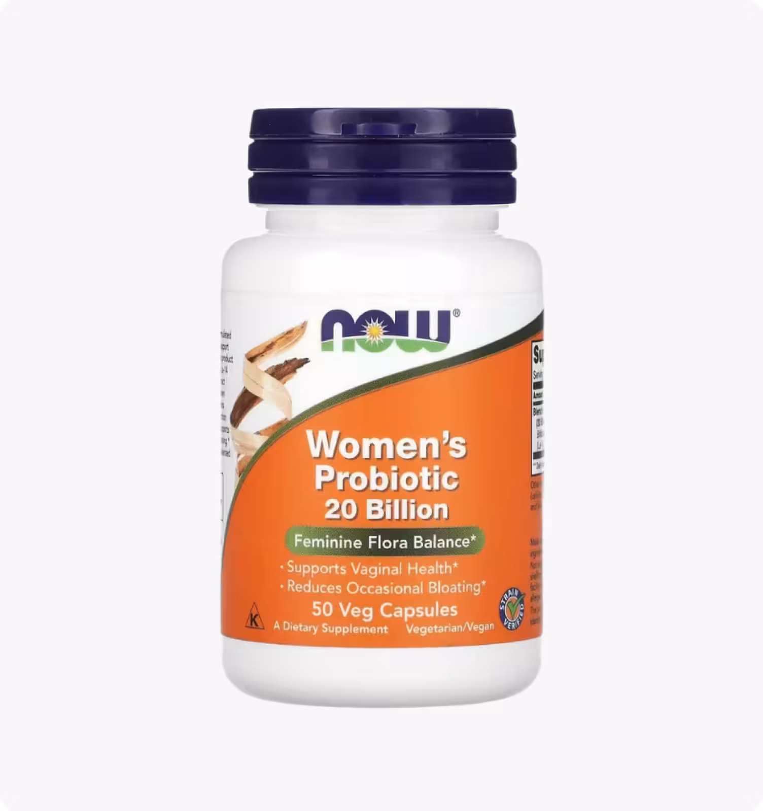 Now Foods, пробиотик для женщин, 20 млрд КОЕ, 50 растительных капсул