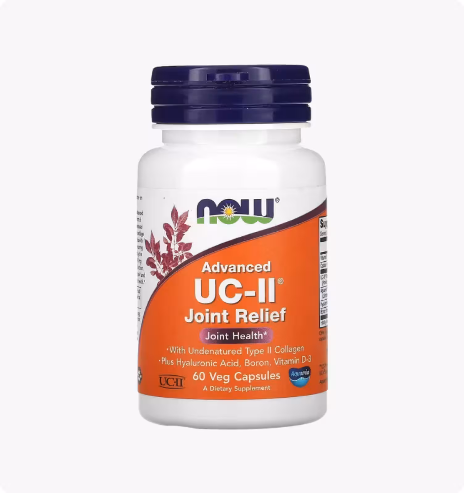 NOW Foods, Улучшенная формула для укрепления суставов UC-II, 60 растительных капсул