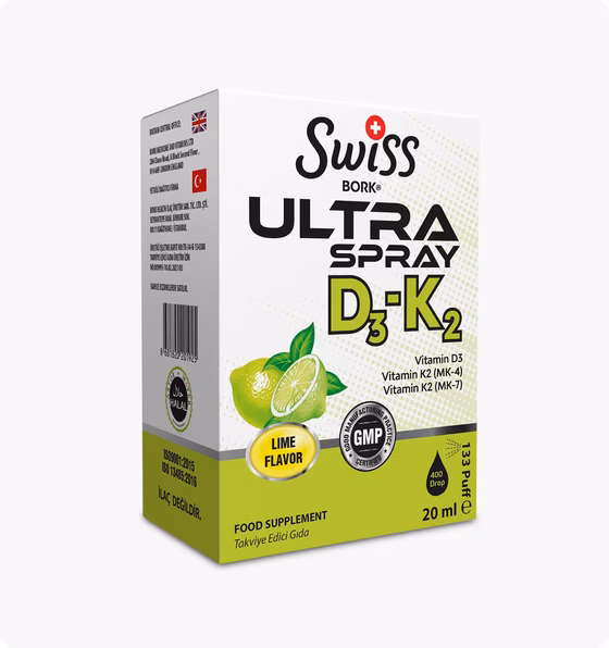 SWISS BORK ULTRA D3+K2 СПРЕЙ 20 МЛ