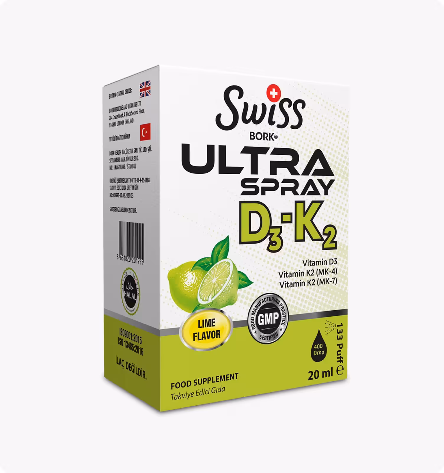 SWISS BORK ULTRA D3+K2 СПРЕЙ 20 МЛ