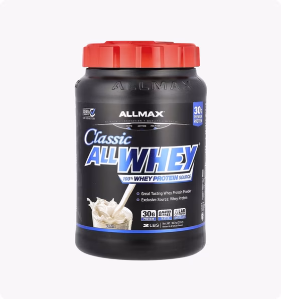 ALLMAX Nutrition Classic AllWhey 100% сывороточный протеин со вкусом ванили