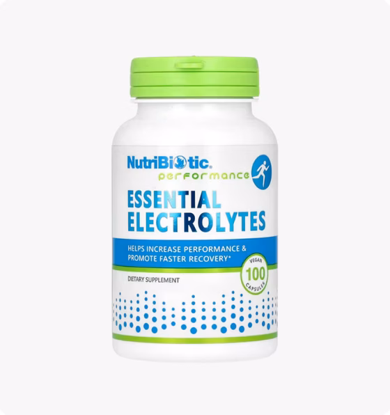 NutriBiotic, незаменимые электролиты, 100 веганских капсул
