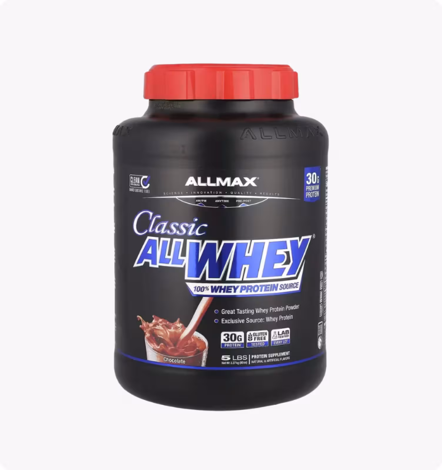 ALLMAX, Classic All Whey, 100%Whey Protein Source,Chocolate, 2.27кг