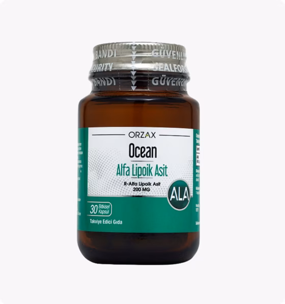 Ocean, Альфа Липоевая Кислота 200 мг, 30 капсул