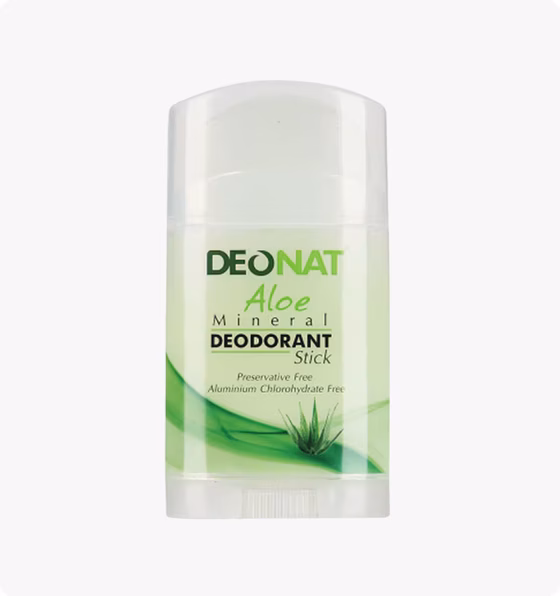 DEONAT, Дезодорант кристалл с соком алое зеленый, 100 гр