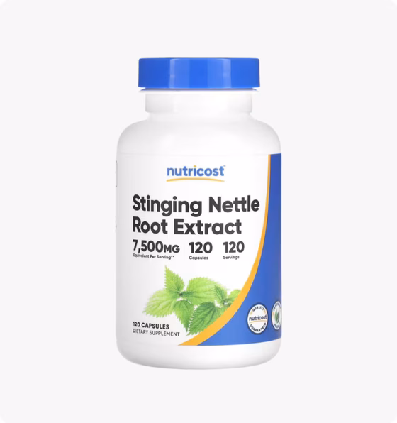 Nutricost, Экстракт корня крапивы двудомной, 7500 мг, 120 капсул