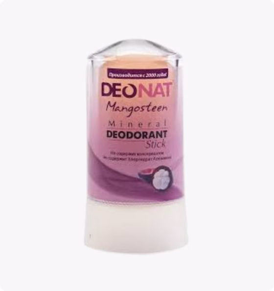 DEONAT, Дезодорант кристалл с соком мангостина, 60 гр