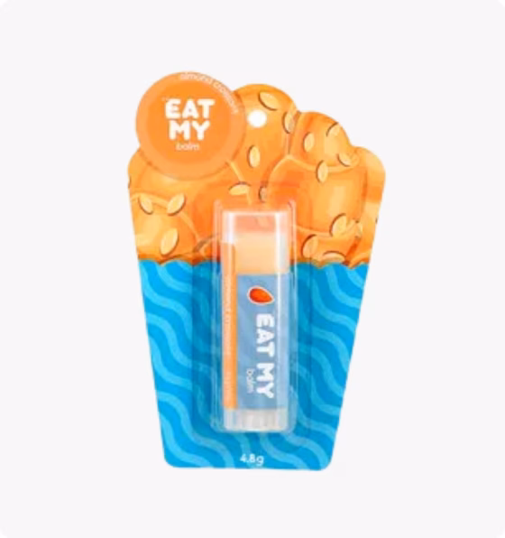 Eat My, Бальзам для губ "Миндальный круассан", 4,8 г