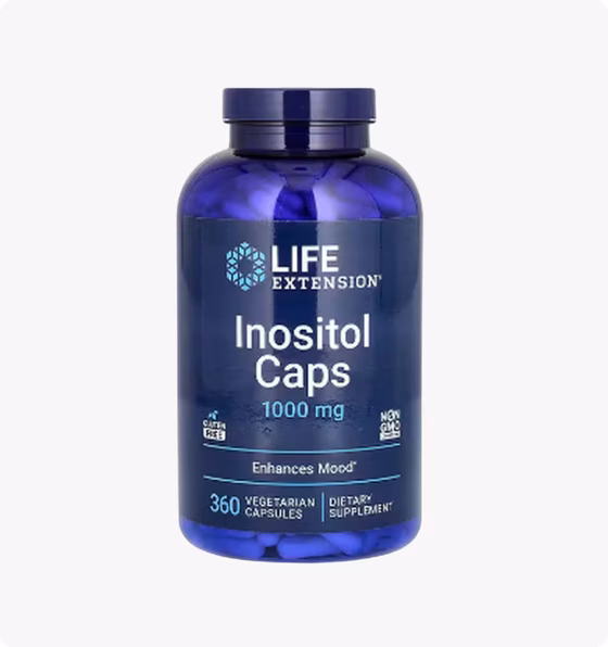 Life Extension, инозитол, 1000 мг, 360 вегетарианских капсул