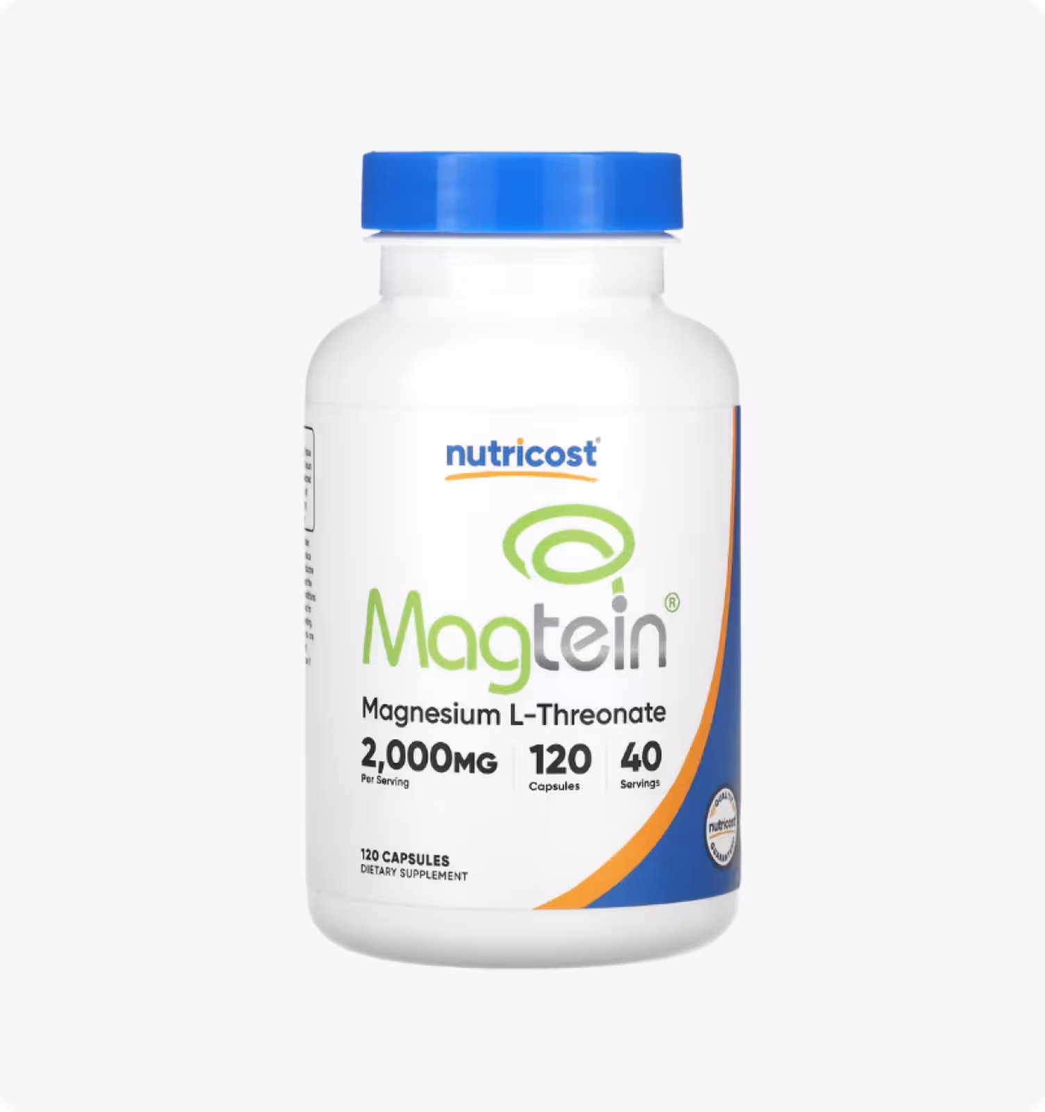 Nutricost, Magtein®, L-треонат магния, 120 капсул (666 мг на капсулу)