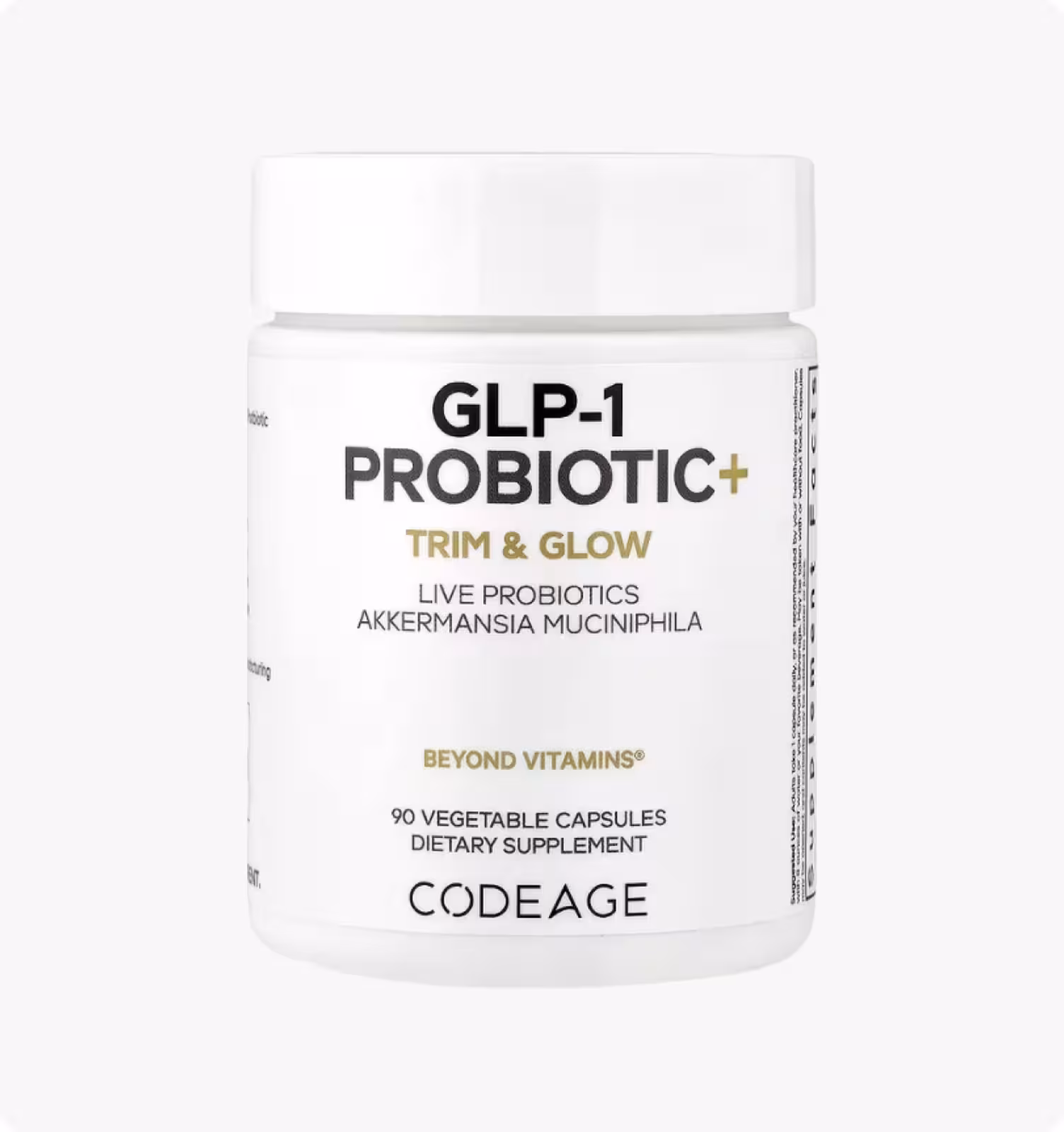Codeage, GLP-1 Probiotic +, 90 растительных капсул