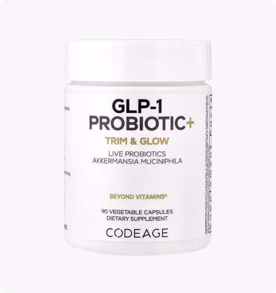 Codeage, GLP-1 Probiotic +, 90 растительных капсул