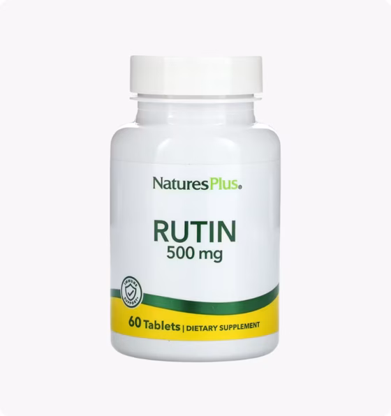 Nature's Plus, Рутин 500 мг, 60 таблеток