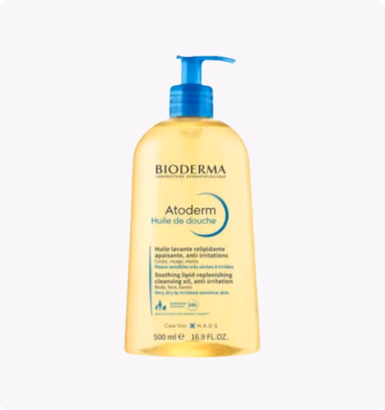 Bioderma Atoderm масло для душа питательное восстанавливающее для сухой чувствительной атопичной кож