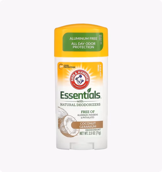 Arm & Hammer, Deodorant 2.5 Ounce Essentials Coconut Geranium (Pack of 3)