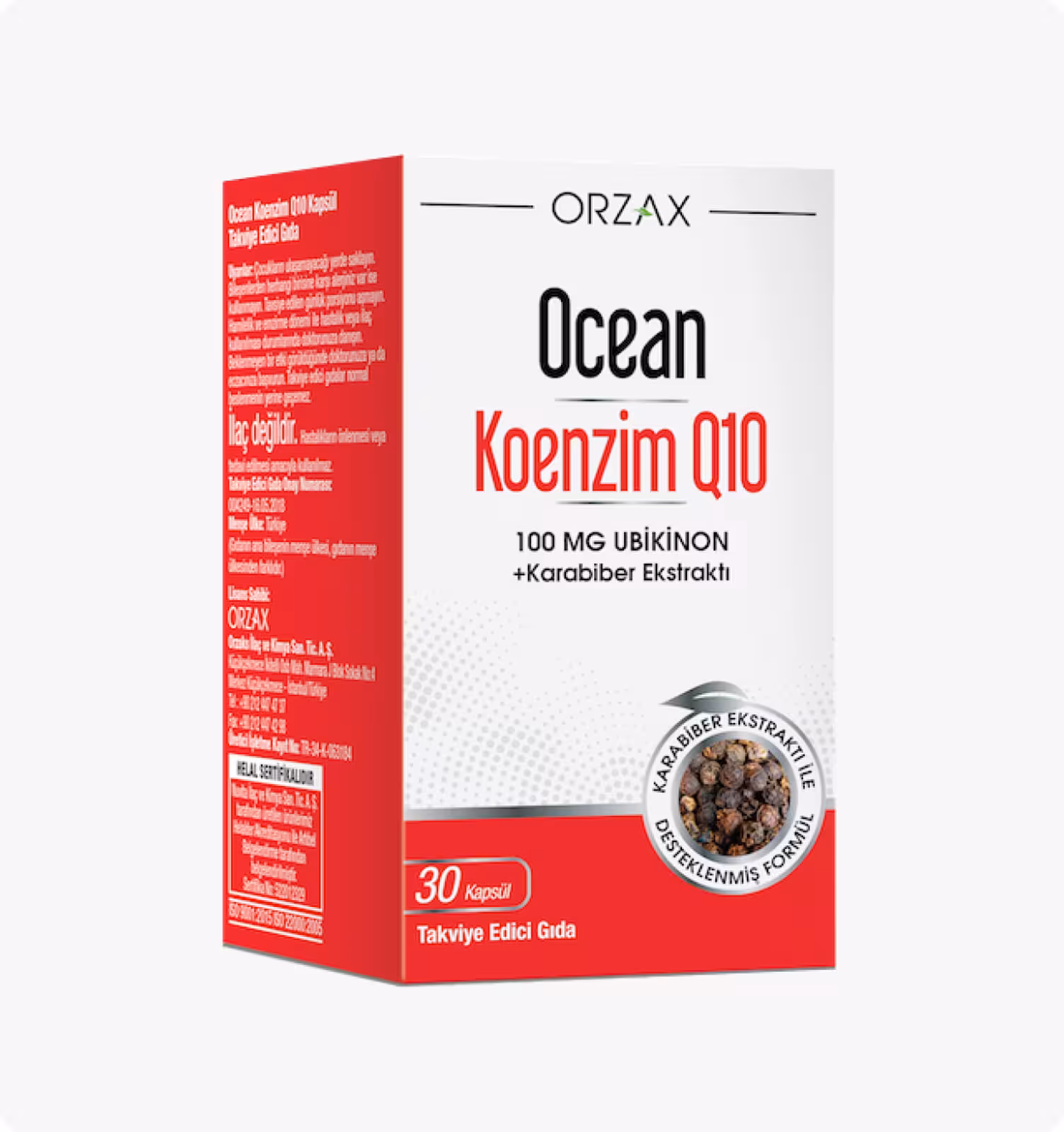 Orzax, Коэнзим Q10 (Убихинон), 30 капсул