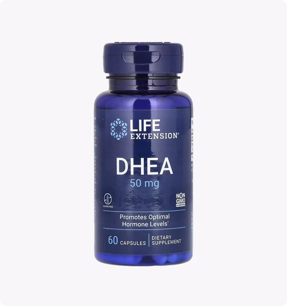 Life Extension, DHEA, 50 мг, 60 капсул