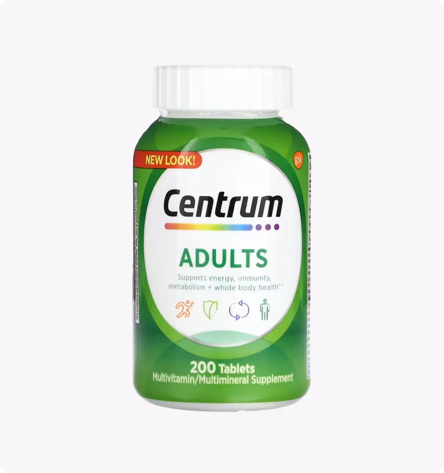 Centrum, Мультивитамины для взрослых, 200 таблеток
