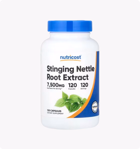 Nutricost, Экстракт корня крапивы двудомной, 7500 мг, 120 капсул
