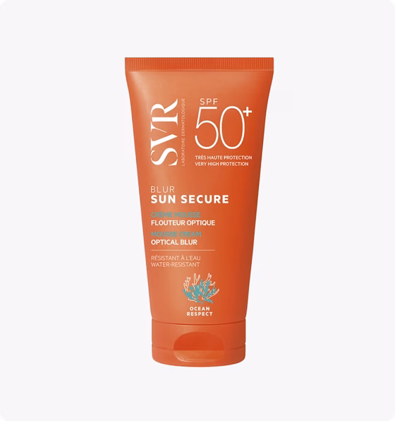 СЦ 20% SVR, Sun Secure, SPF50, Крем-мусс с эффектом «фотошопа»,50 мл