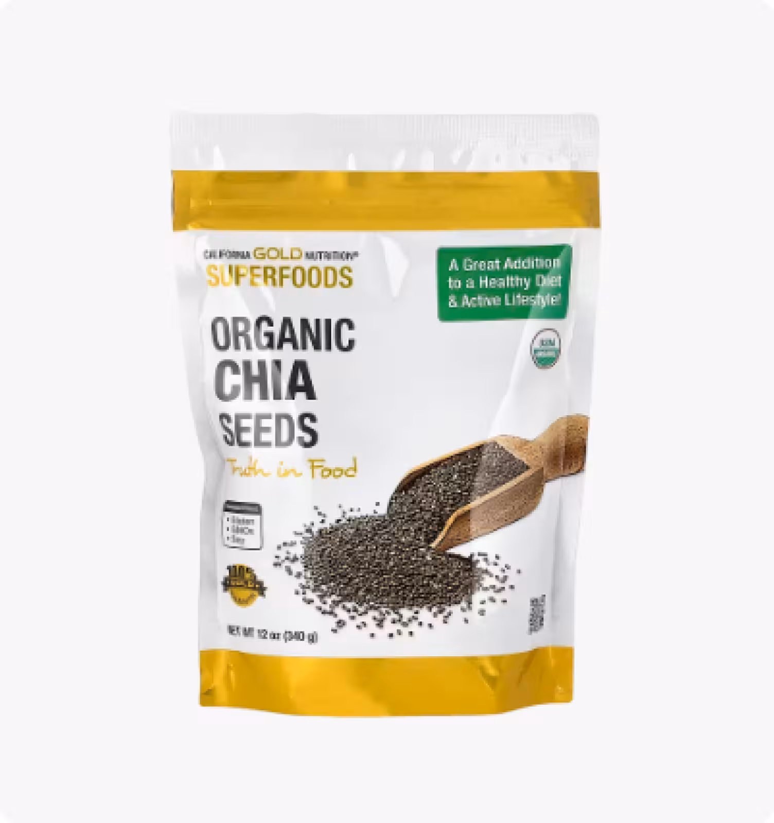 Superfoods, органические семена чиа, 12 унций