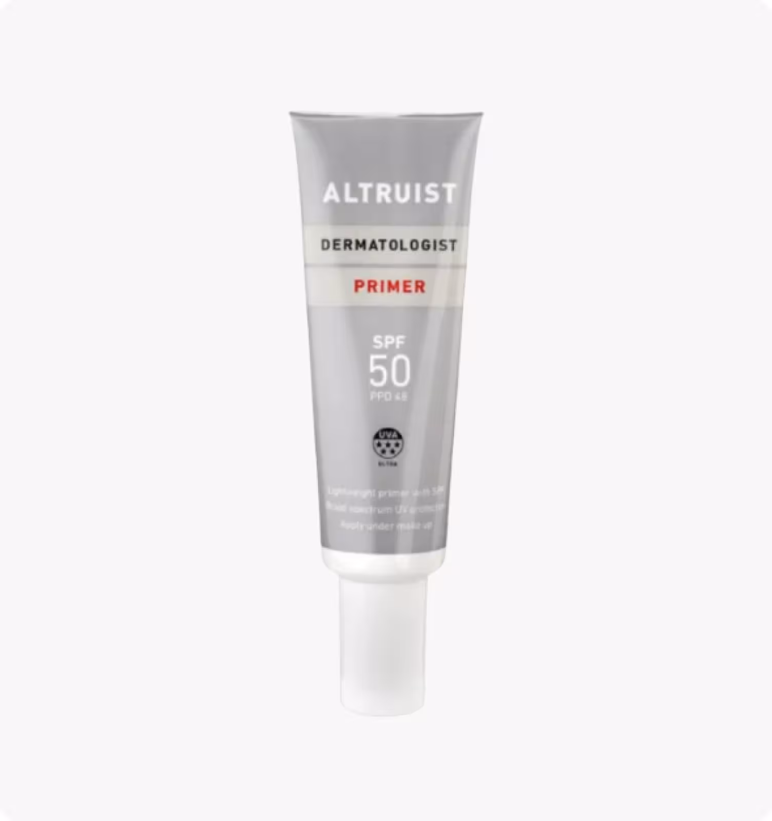 Легкая база под макияж с высококачественной защитой SPF50 и витамином Е